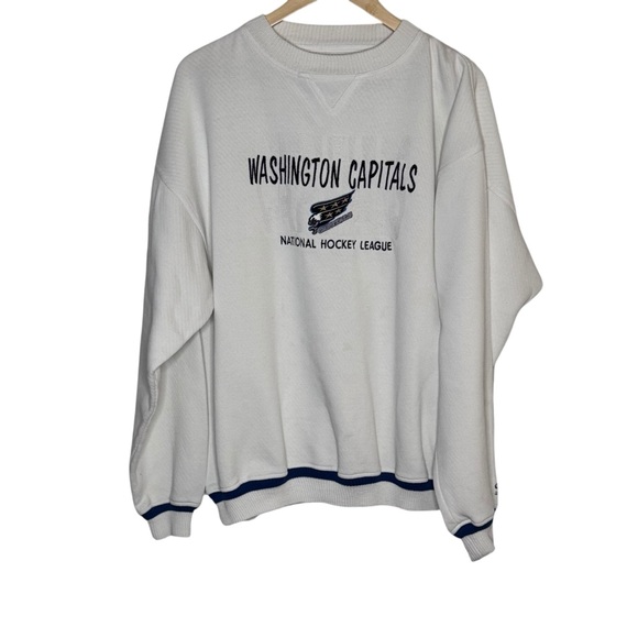 Logo Athletic Washington Capitals Men's Vintage Crewneck Sweatshirt 90s Size XL - Picture 1 of 8